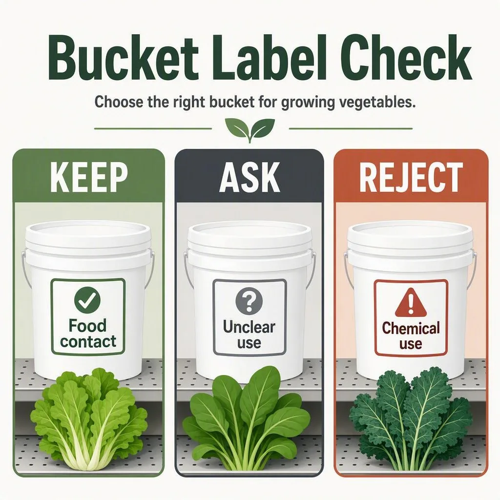 Decision flowchart sorts a bucket into keep, ask, or reject.